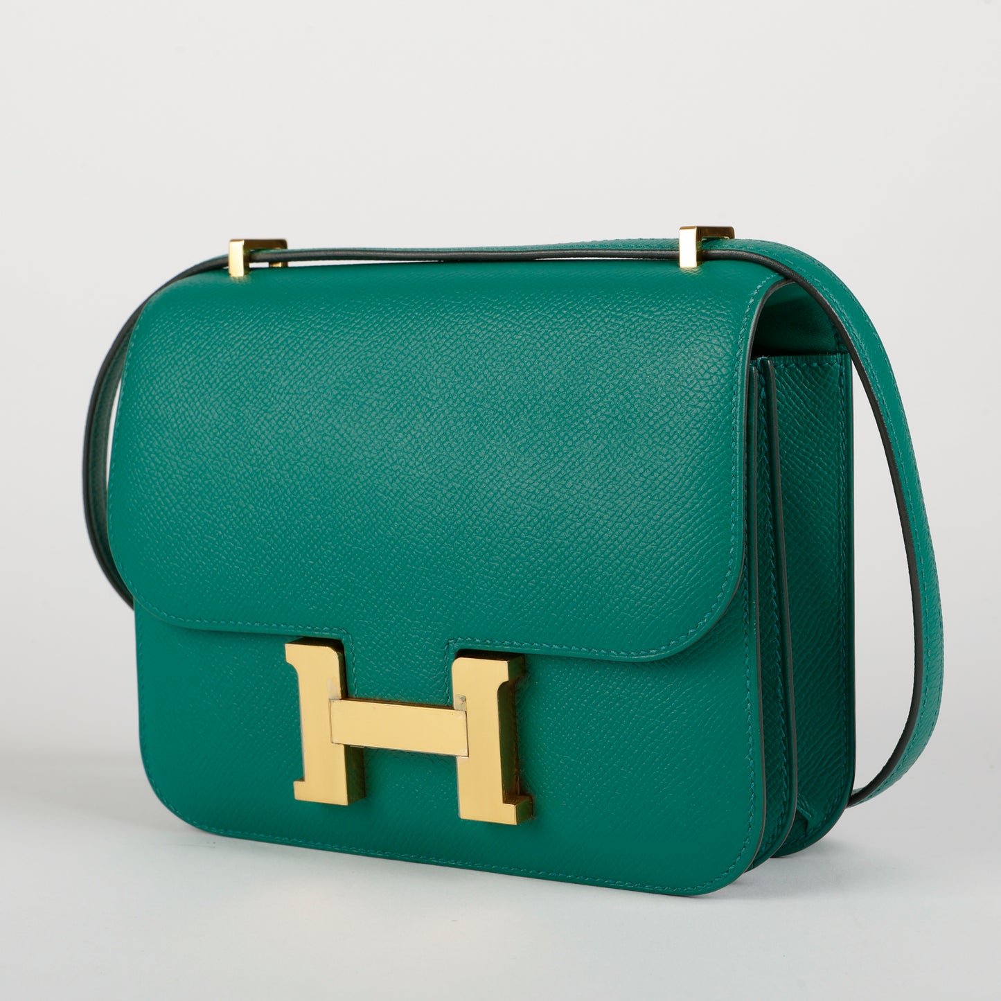 Constance 18 Epsom Vert Jade Gold Hardware
