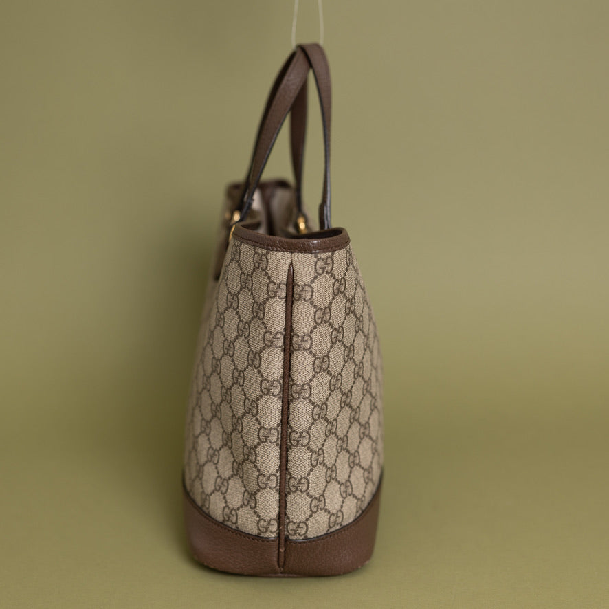 Medium 2 Way Tote, Supreme Brown 9970