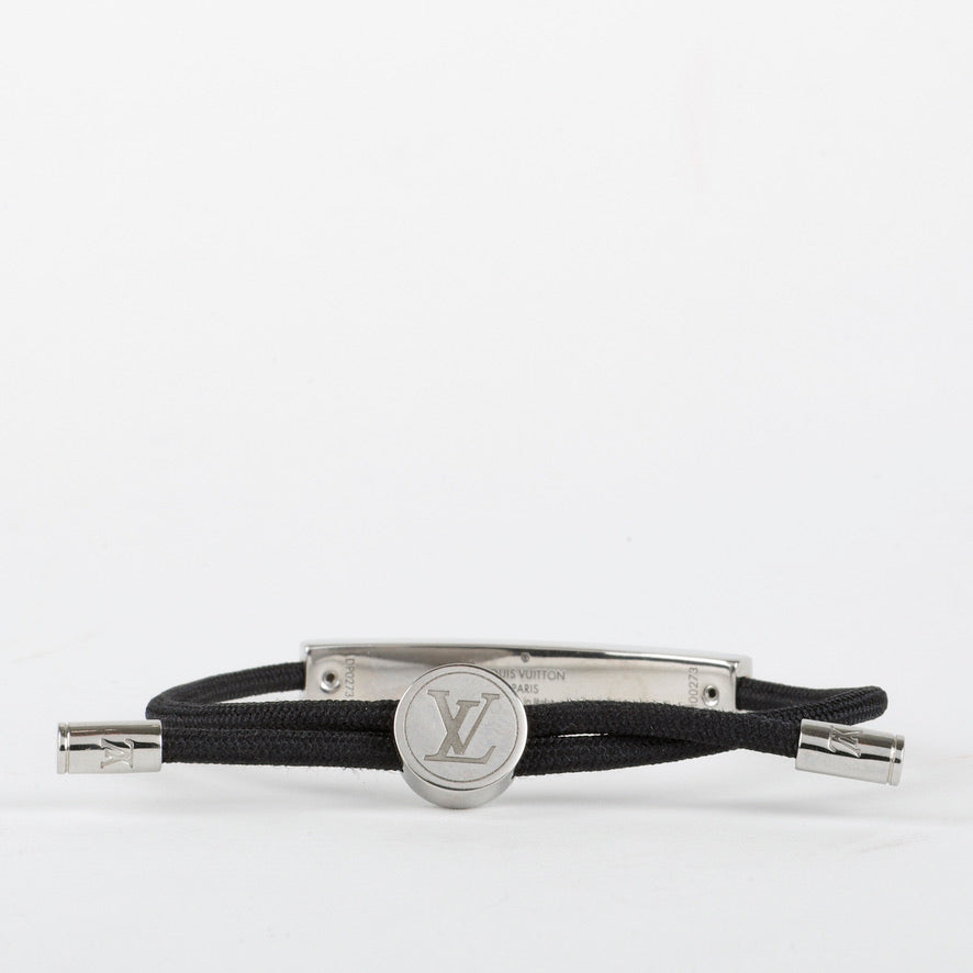Clip It Bracelet, Black Silver Hardware