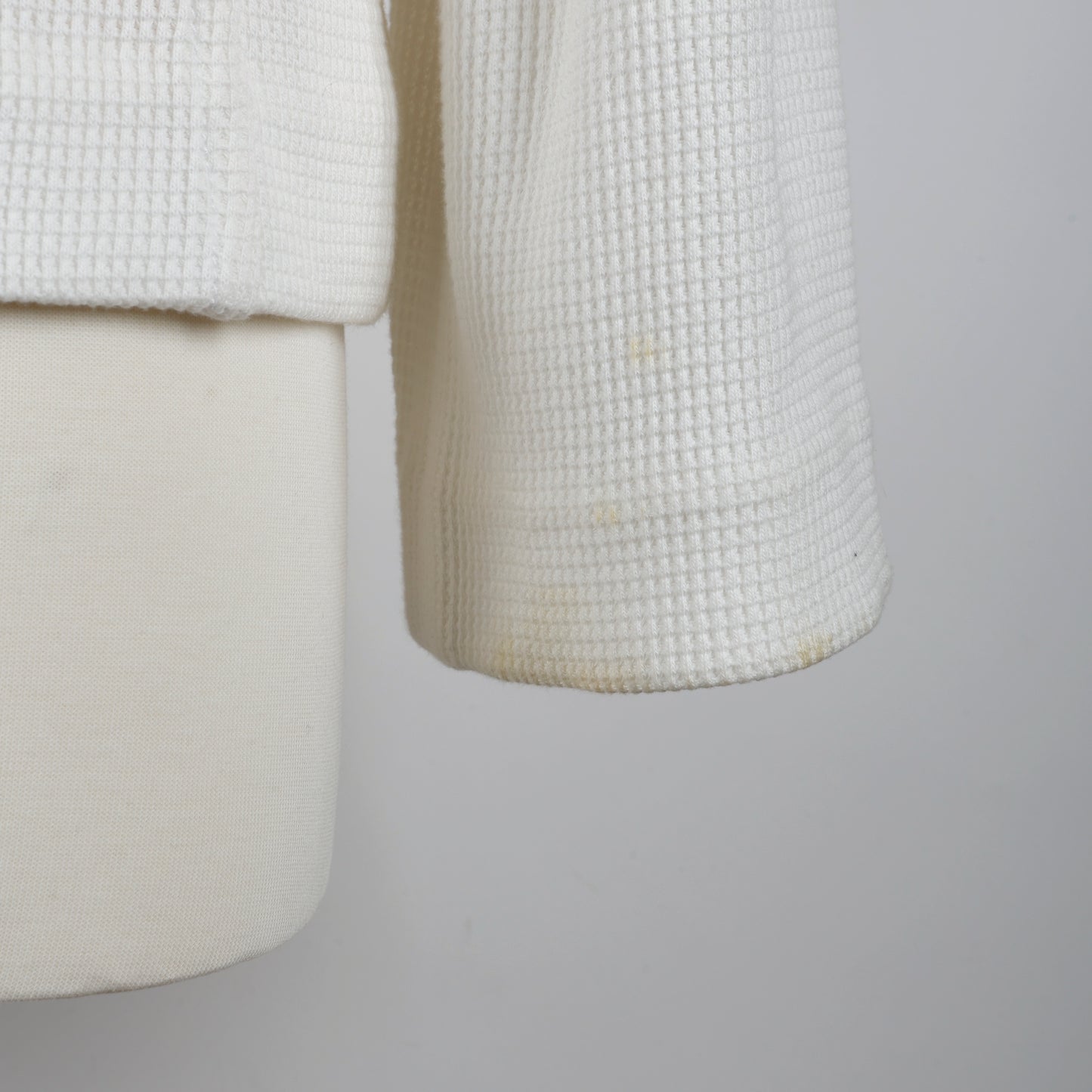 Waffle Cotton White Jacket (21C)