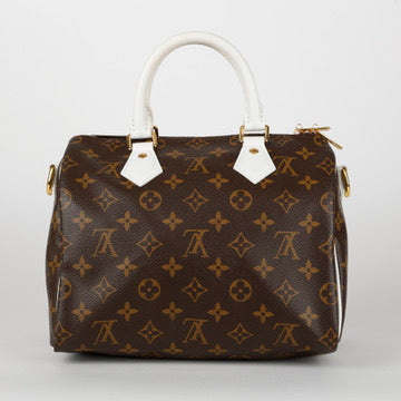 Match Speedy 25 Bandouliere, Monogram White