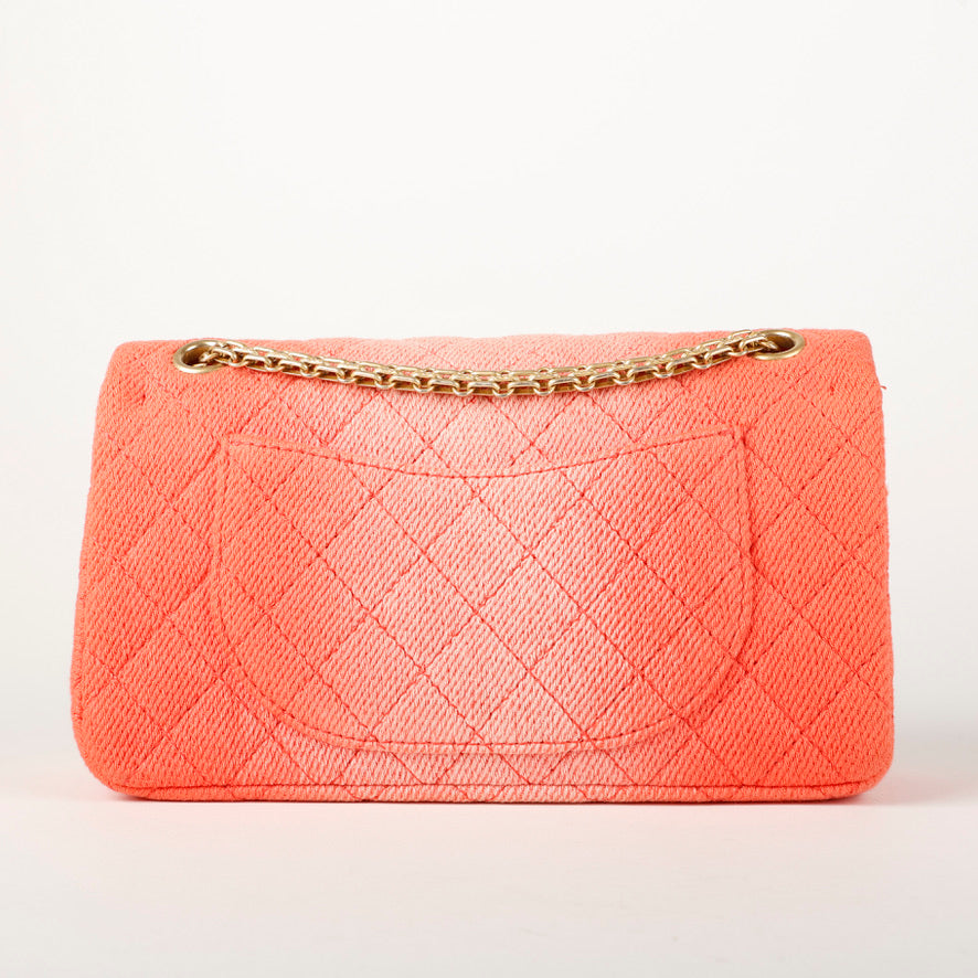 Coral Ombre Denim 2.55 Reissue 225 Flap