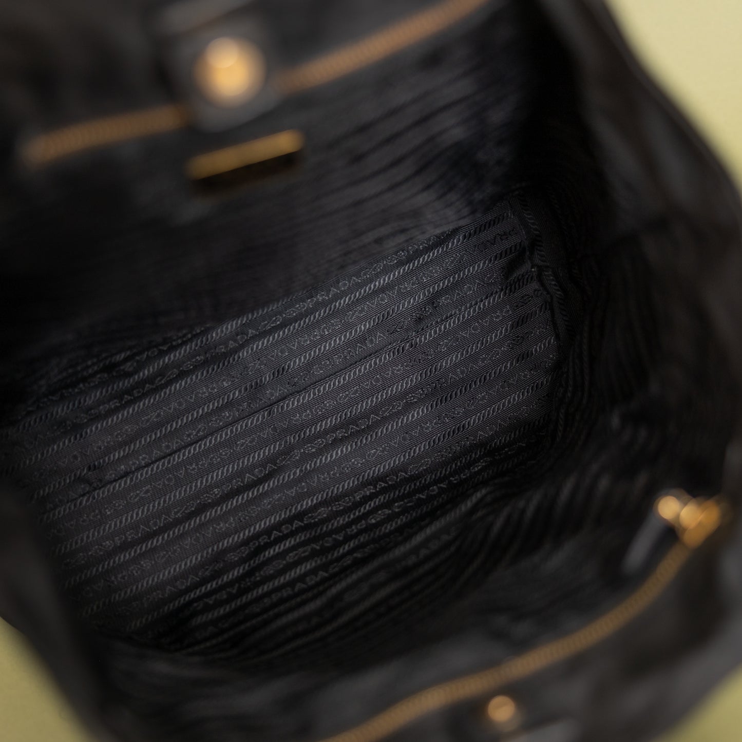 Tessuto Nylon Top Handle, Black 9859