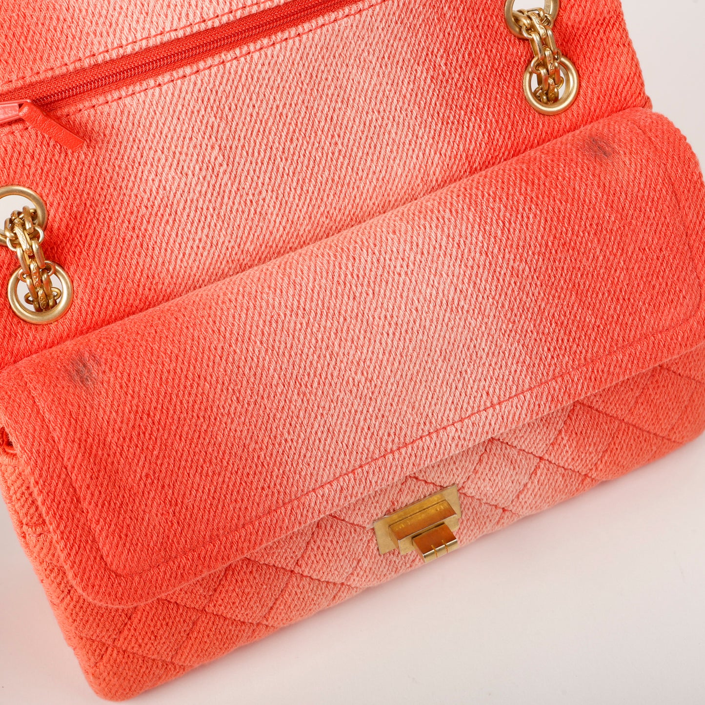 Coral Ombre Denim 2.55 Reissue 225 Flap