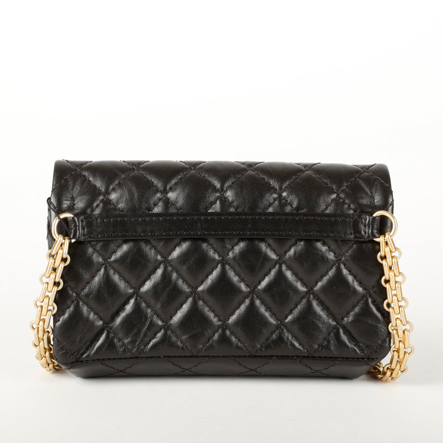 Aged Calfskin 2.55 Reissue Black Belt Bag