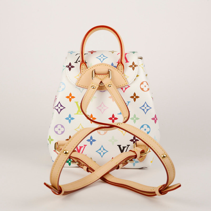 LV x TM Venice Backpack, White Multicolor