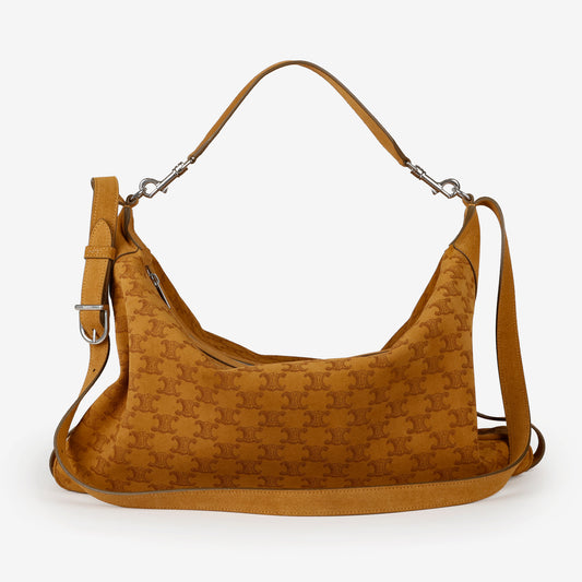 Suede Triomphe Romy Messsenger Bag
