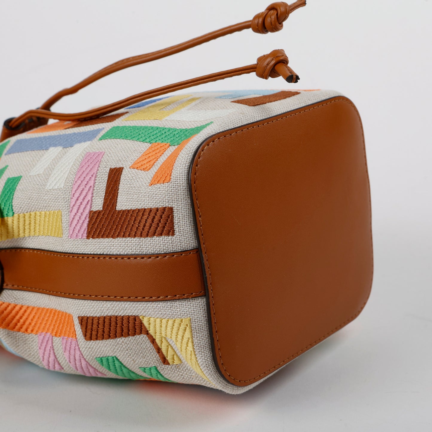 Mini Mon Tresor Bucket Bag, Multicolor Canvas
