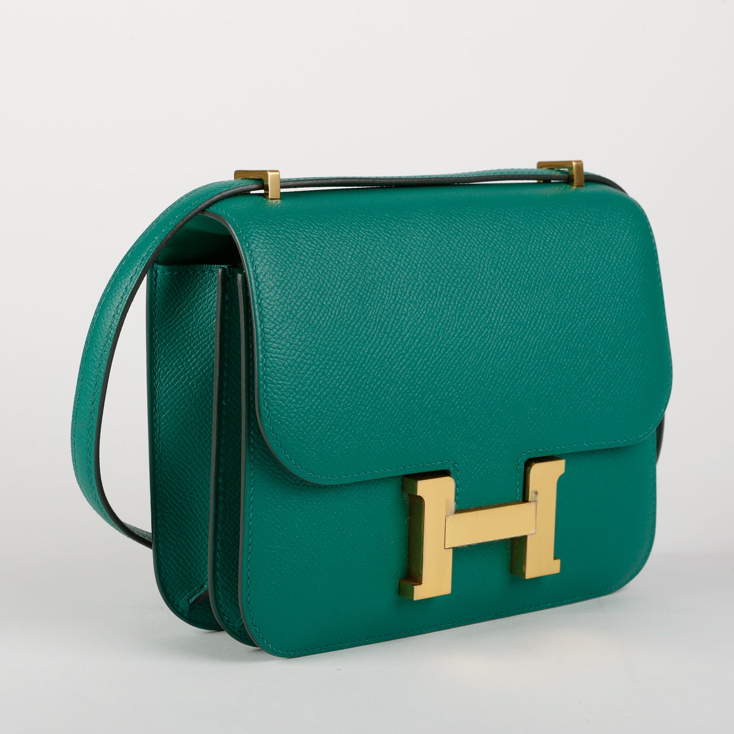 Constance 18 Epsom Vert Jade Gold Hardware