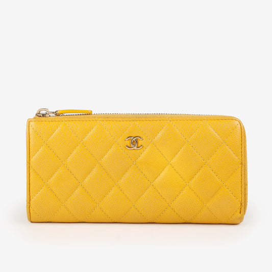 Mateasse Zip Around Yellow Caviar