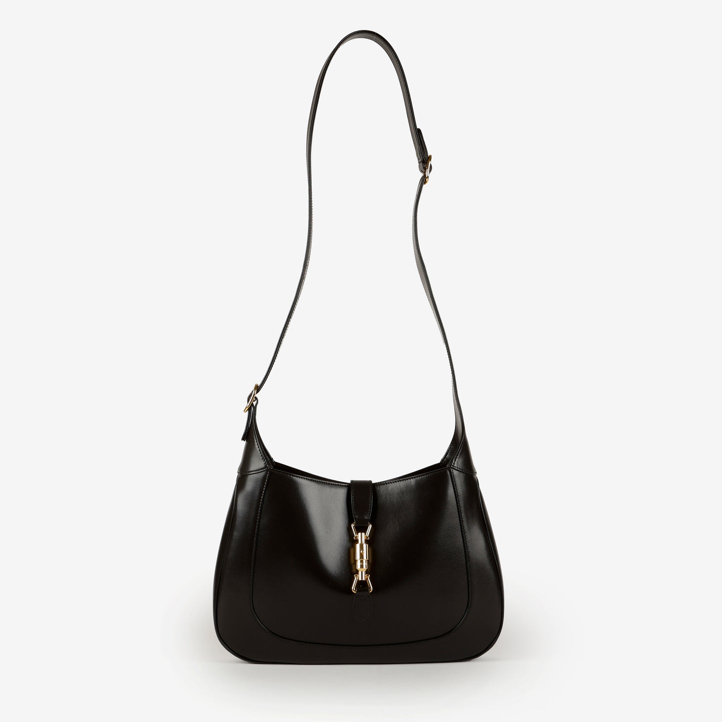 Large 1955 Jackie, Black Calfskin