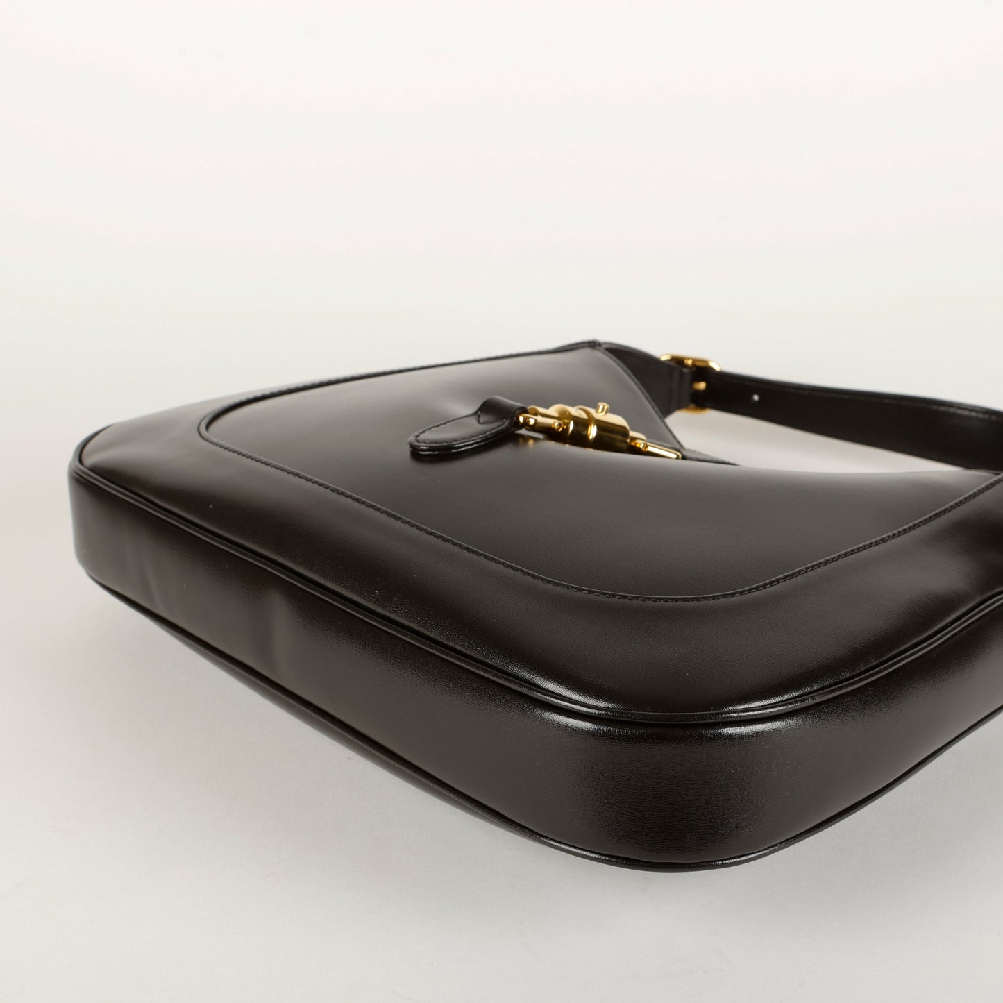 Large 1955 Jackie, Black Calfskin