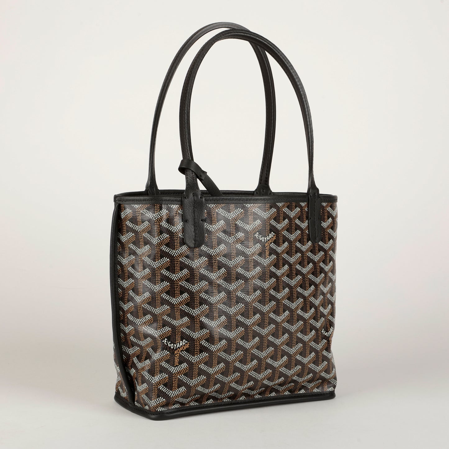 Mini Anjou Reversible Tote, Black
