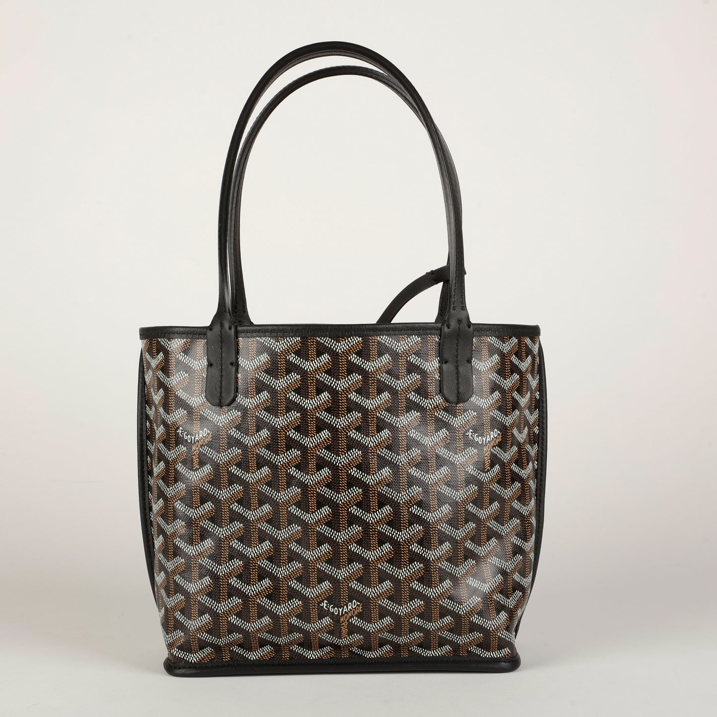Mini Anjou Reversible Tote, Black