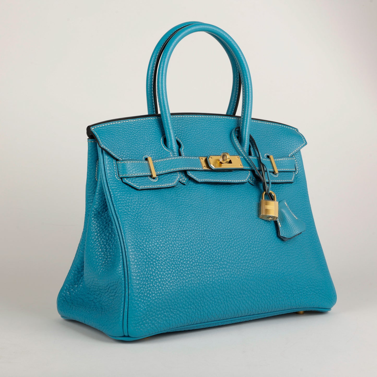 Birkin 30 Blue Jean Clemence GHW 1181