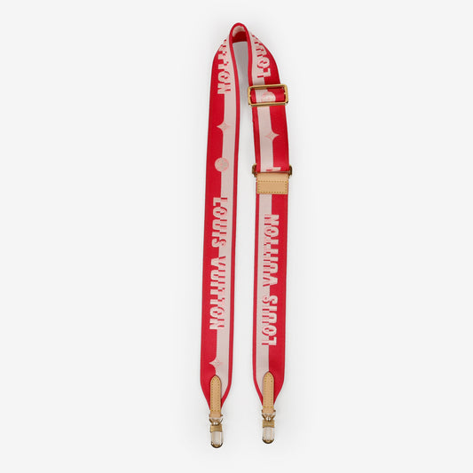 Adjustable Jacquard Strap, Pink 1201