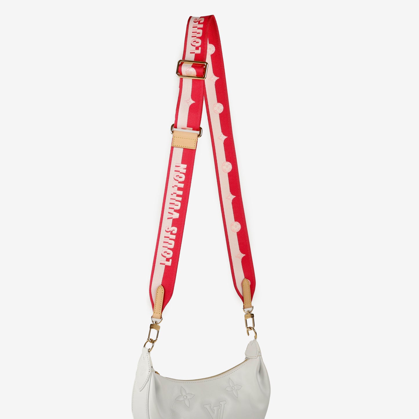 Adjustable Jacquard Strap, Pink 1201