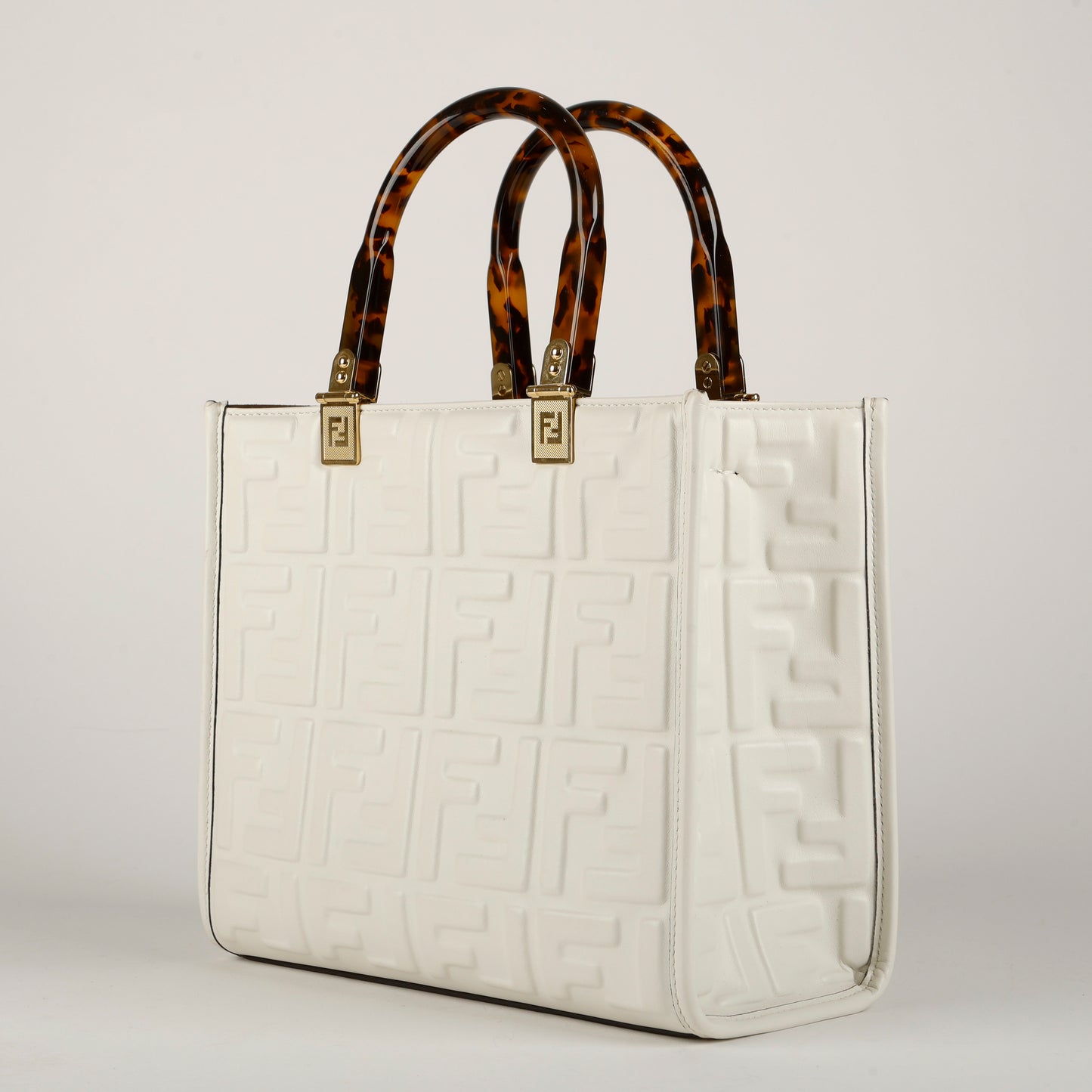 Small Sunshine, White Nappa Lambskin