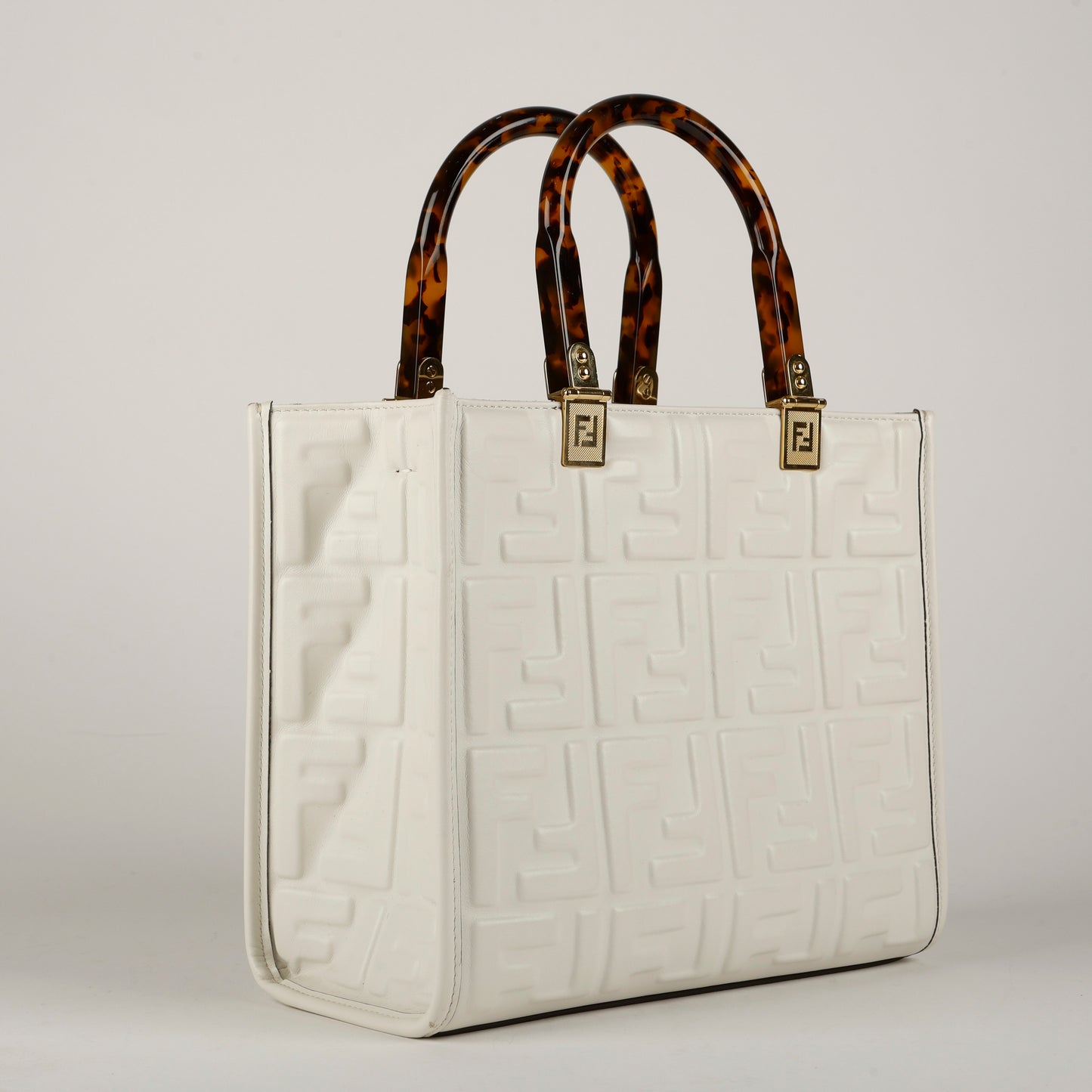 Small Sunshine, White Nappa Lambskin