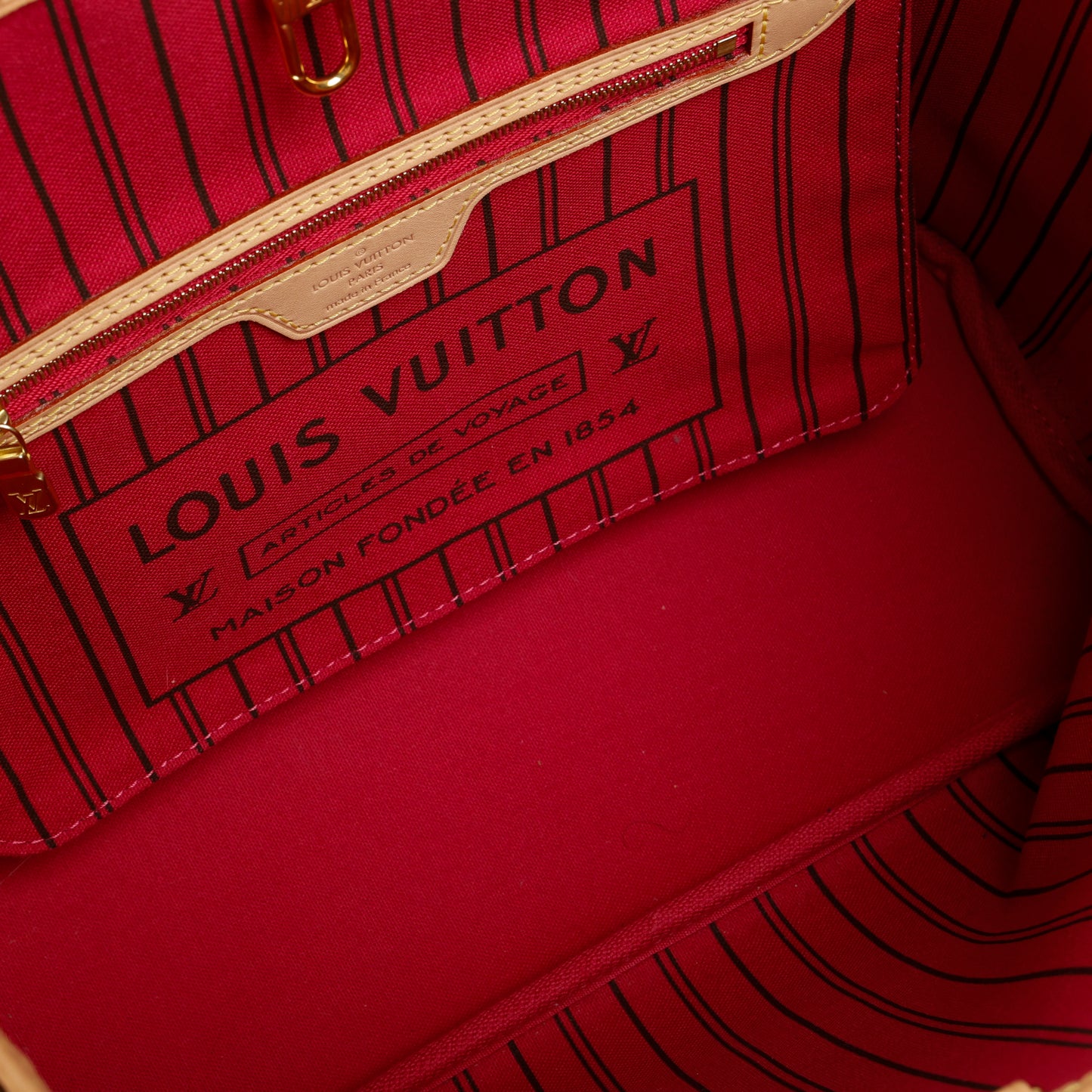 Neverfull PM, Monogram Fuschia 1205