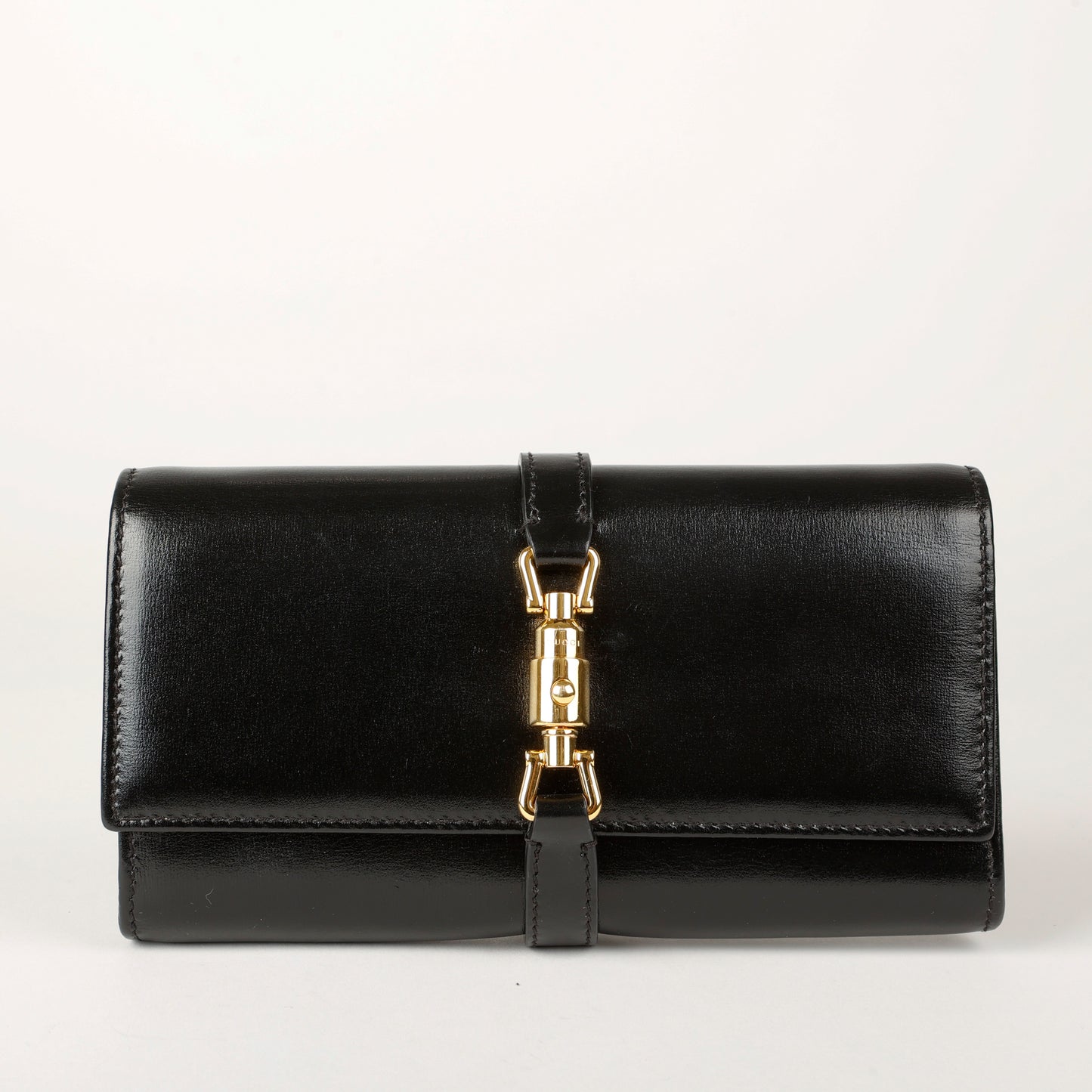 Jackie 1961 Wallet On Chain, Black Calfskin