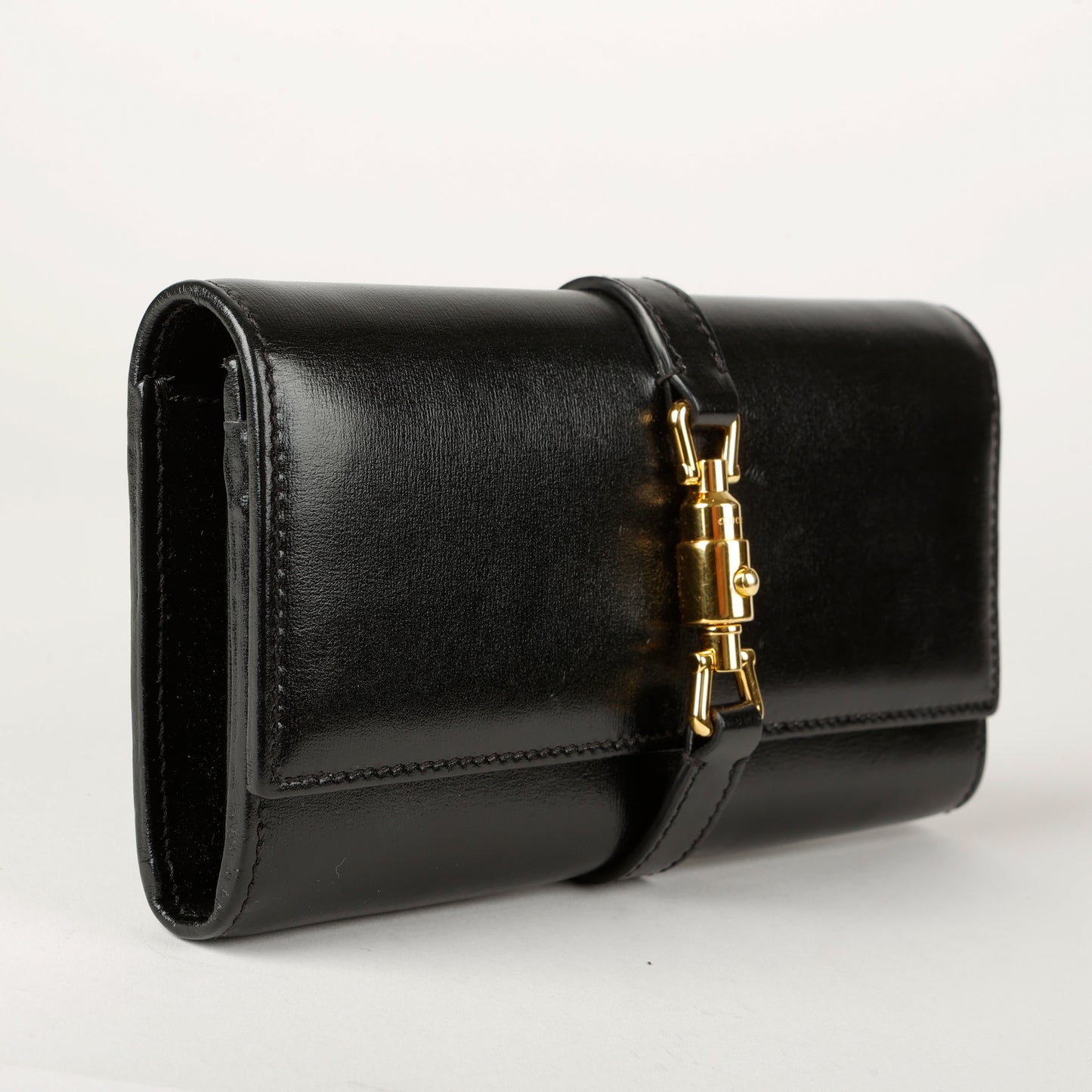 Jackie 1961 Wallet On Chain, Black Calfskin