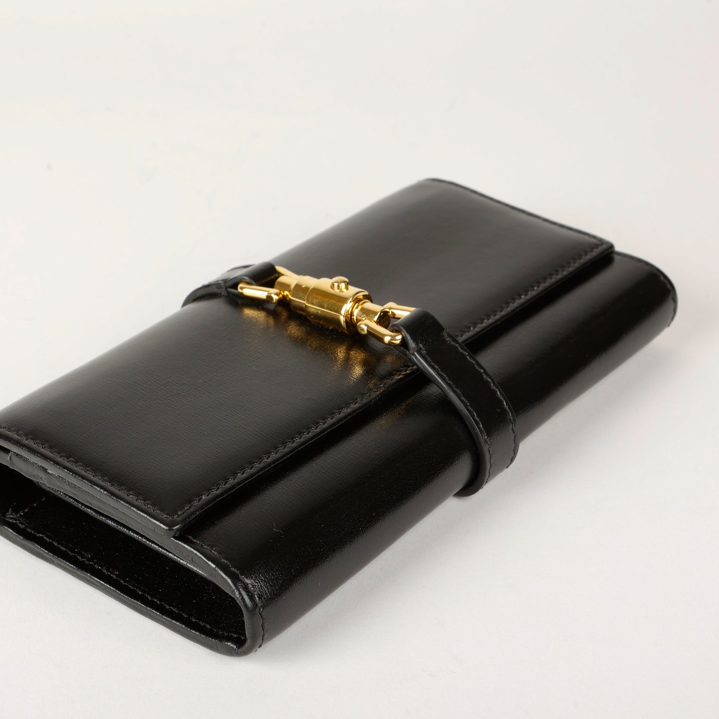 Jackie 1961 Wallet On Chain, Black Calfskin