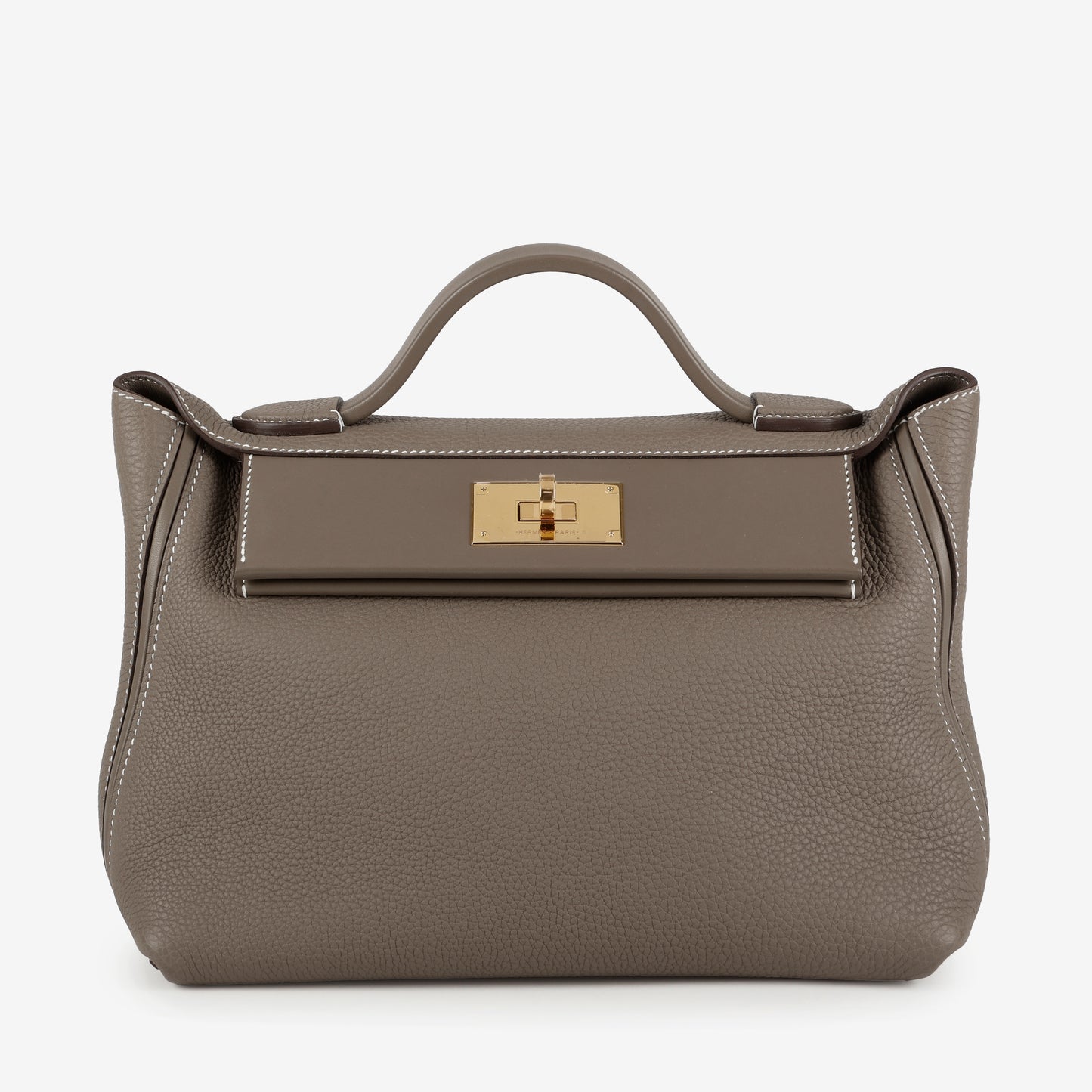 24/24 Clemence, Etoupe Gold Hardware