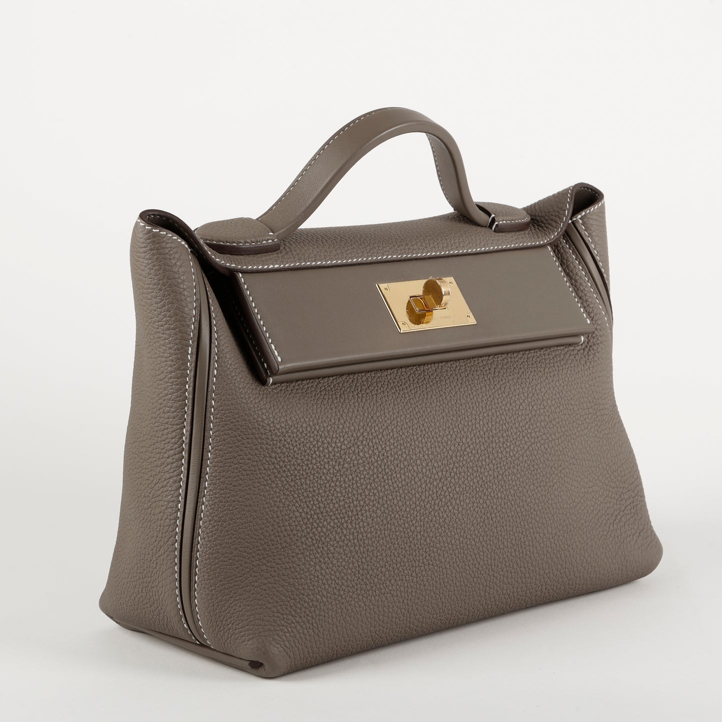 24/24 Clemence, Etoupe Gold Hardware