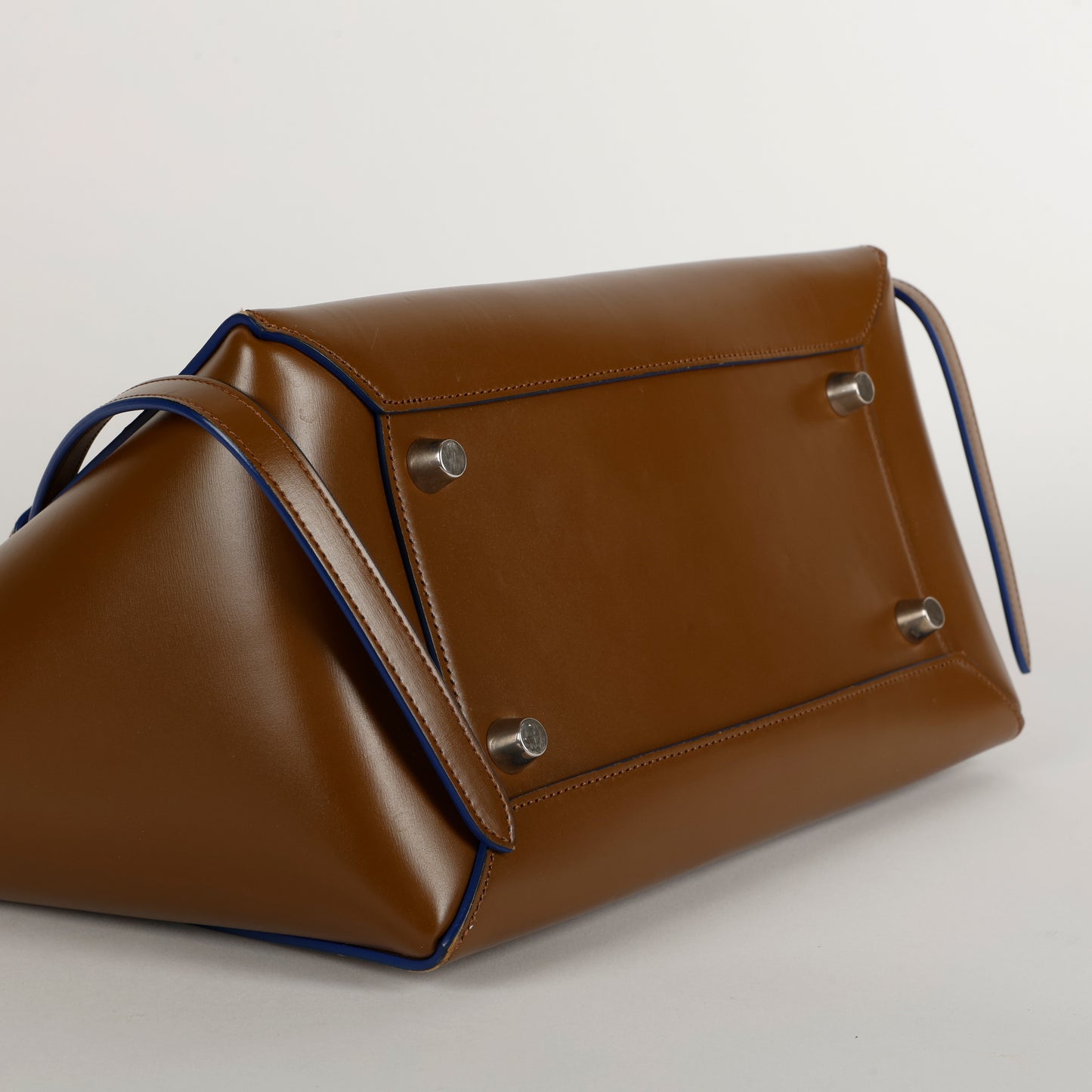 Mini Belt Bag Palmelato, Camel Blue