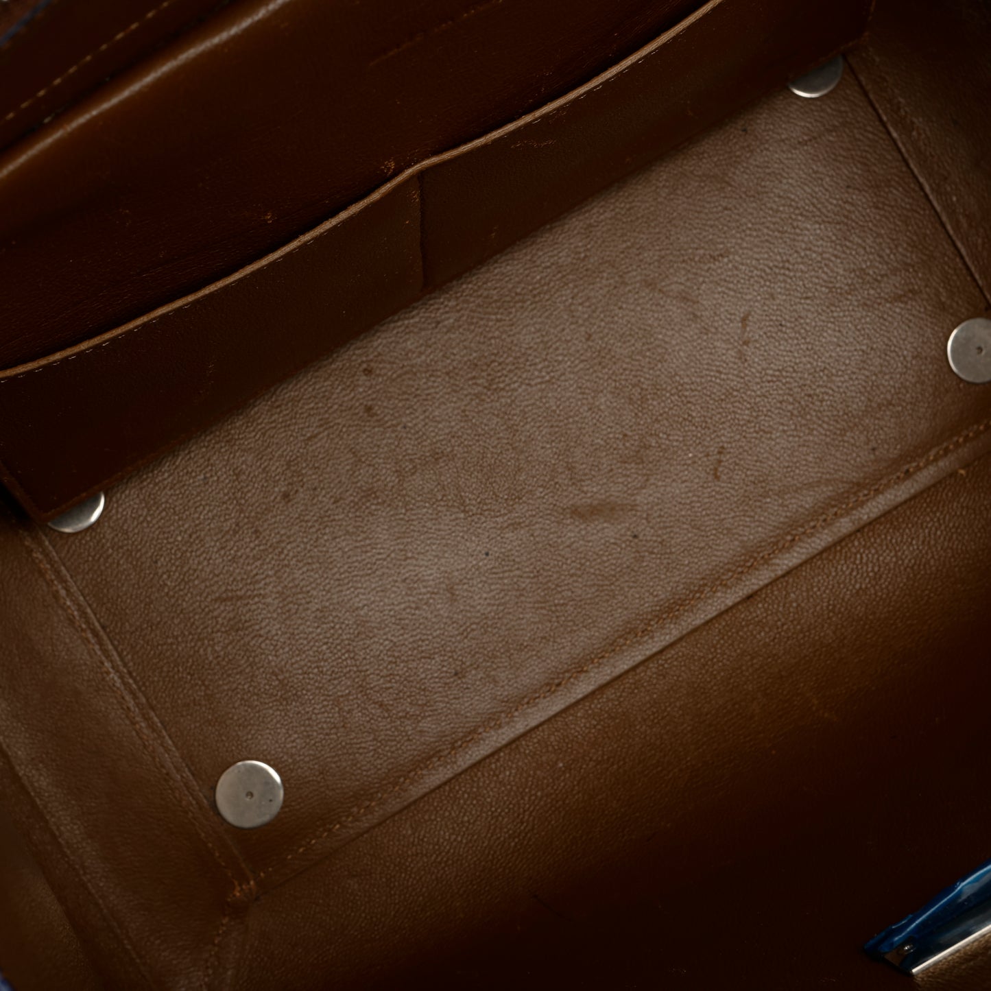 Mini Belt Bag Palmelato, Camel Blue