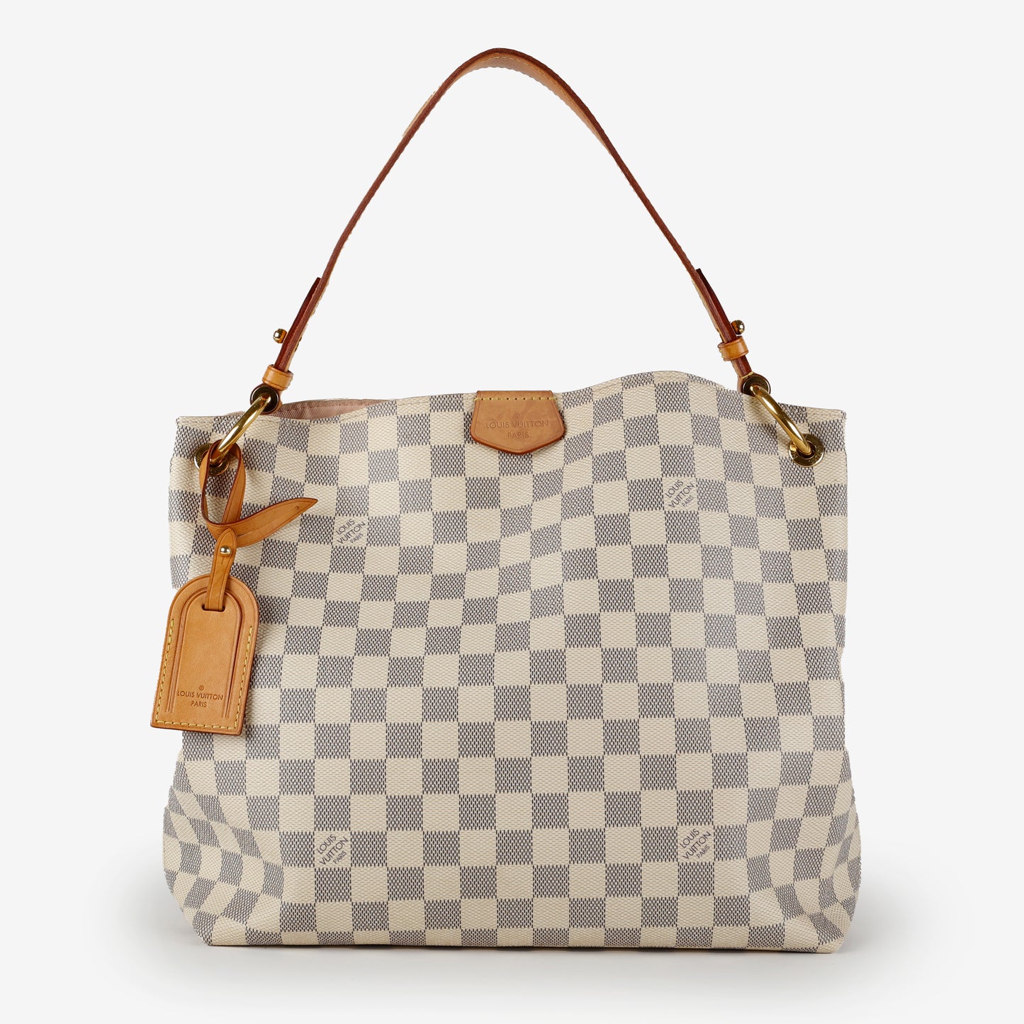 Graceful PM, Damier Azur Rose Ballerine