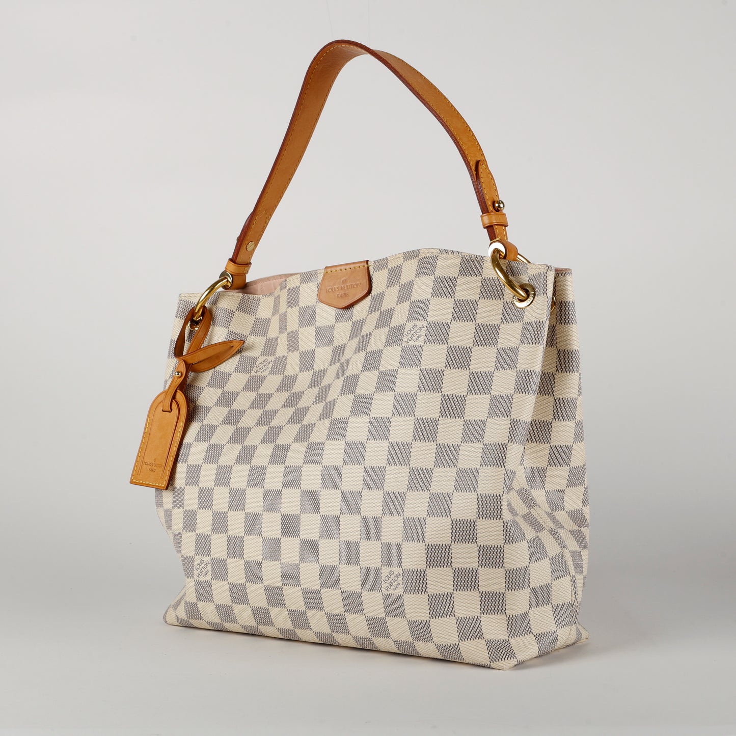 Graceful PM, Damier Azur Rose Ballerine