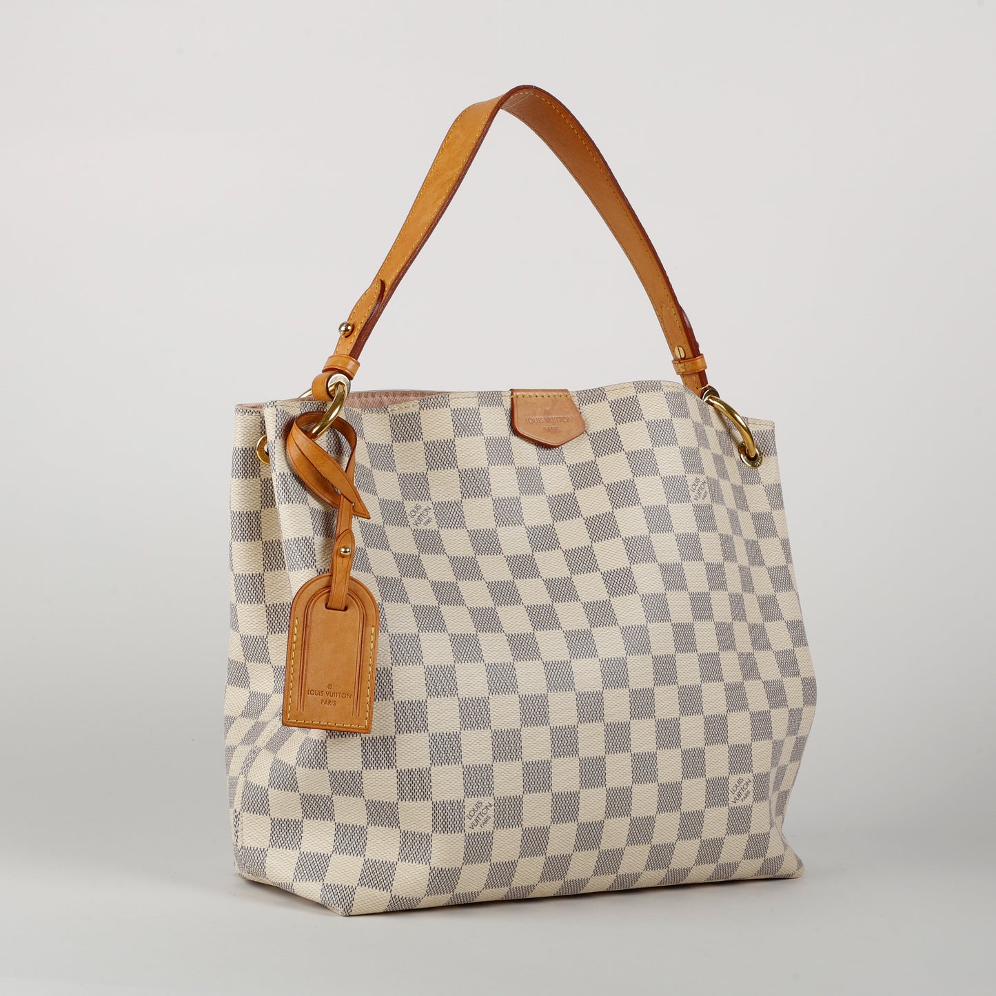 Graceful PM, Damier Azur Rose Ballerine