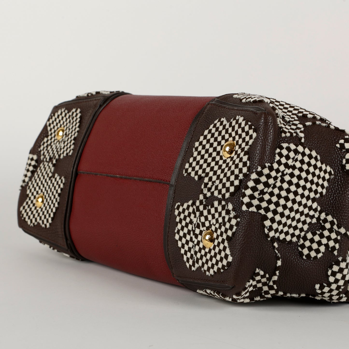 W Tote MM, Red Black White