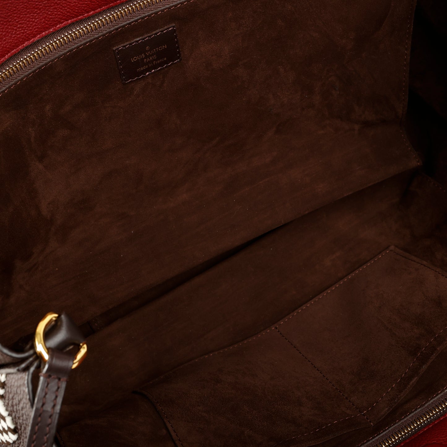 W Tote MM, Red Black White