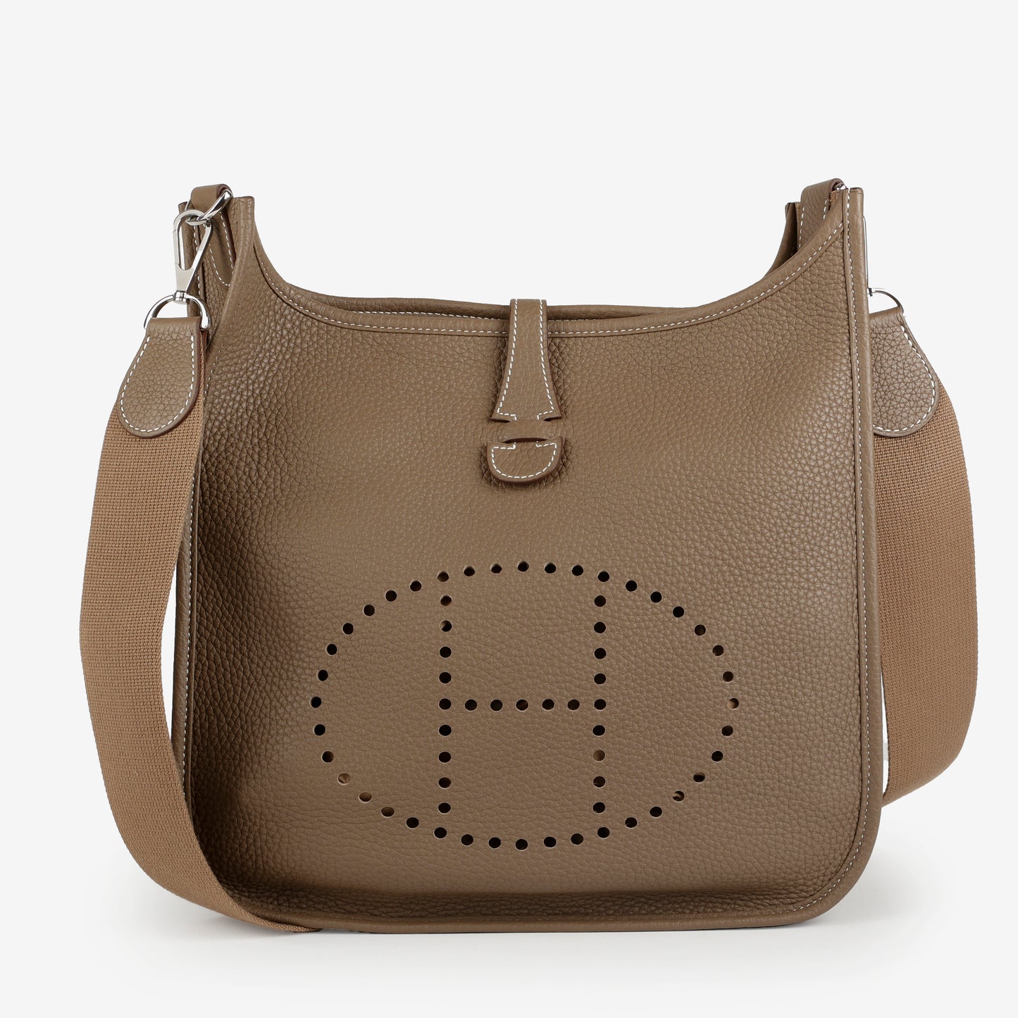 Evelyne PM III, Etoupe Clemence Palladium Hardware