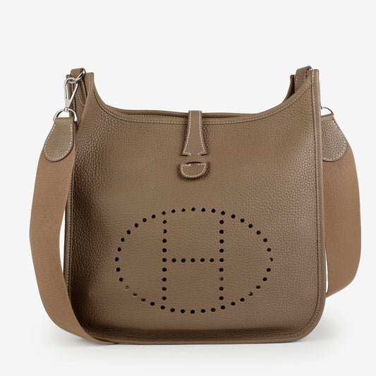Evelyne PM III, Etoupe Clemence Palladium Hardware