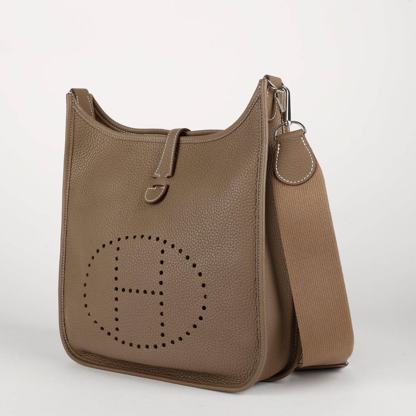 Evelyne PM III, Etoupe Clemence Palladium Hardware