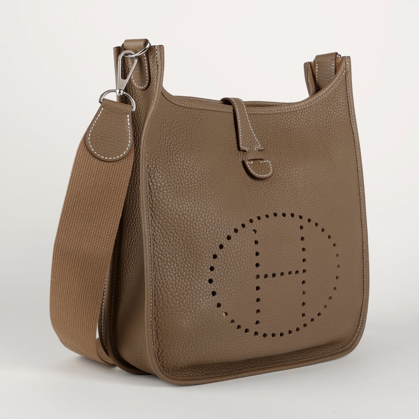 Evelyne PM III, Etoupe Clemence Palladium Hardware
