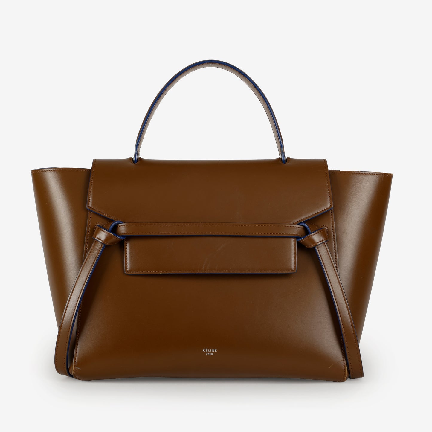 Mini Belt Bag Palmelato, Camel Blue