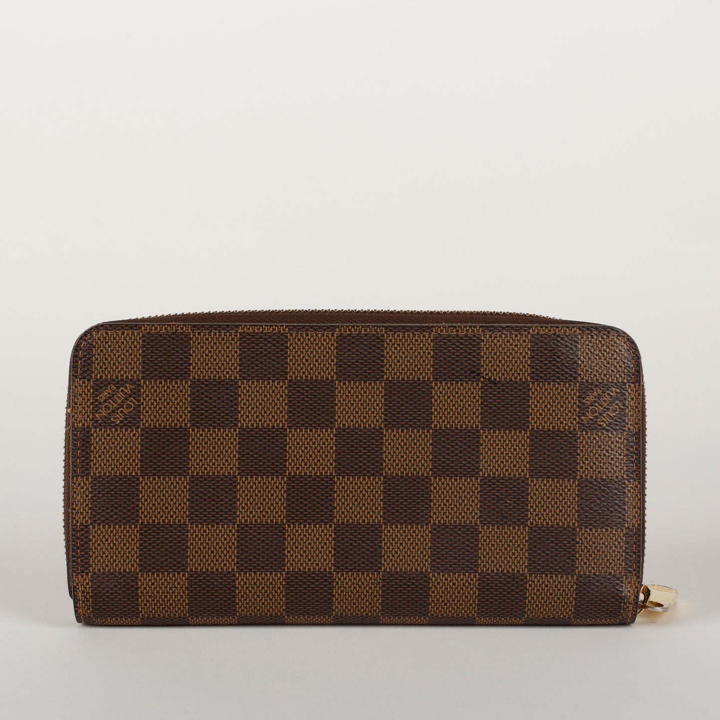 Zippy Wallet, Damier Ebene Rose Ballerine