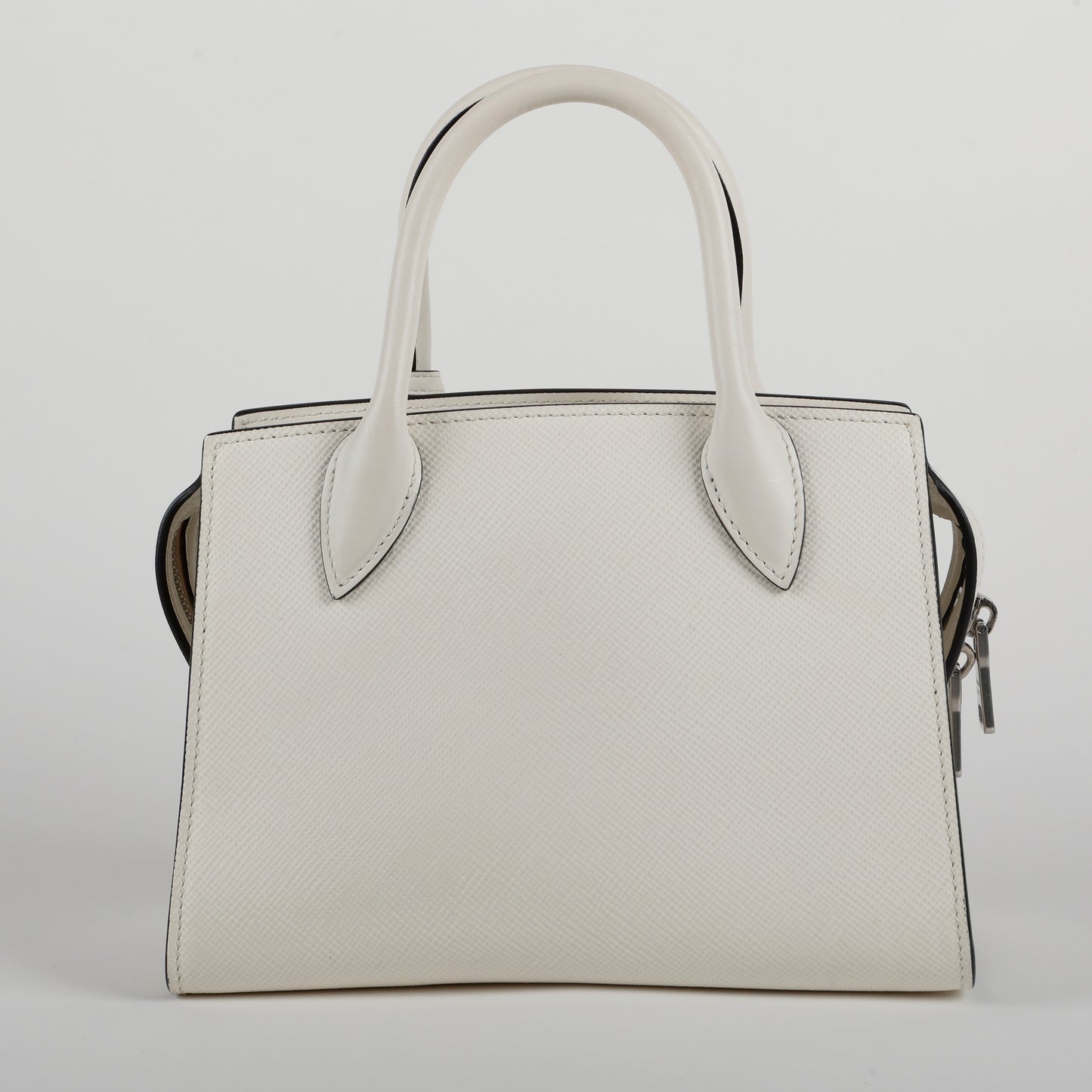Mini Monochrome Top Handle, White