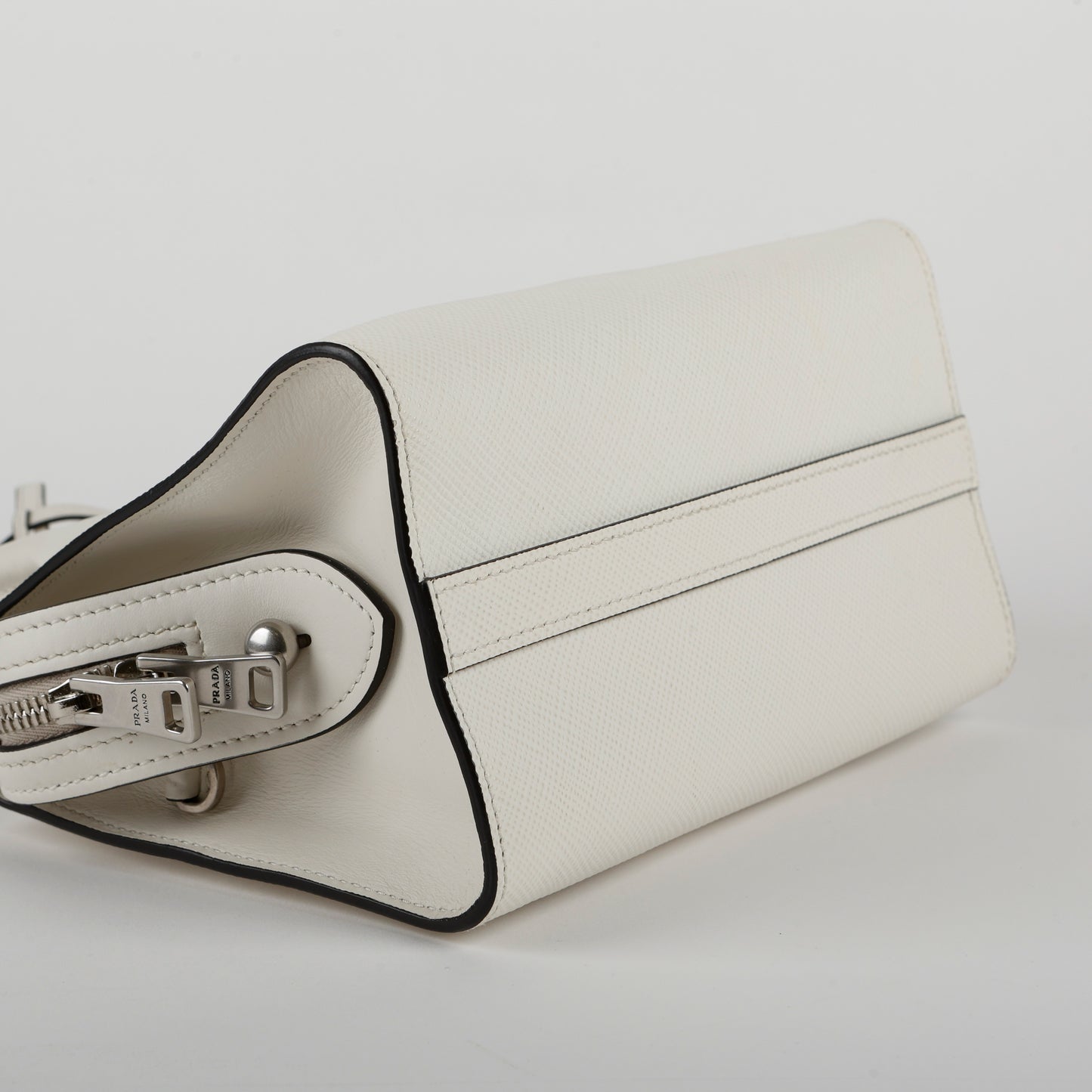 Mini Monochrome Top Handle, White