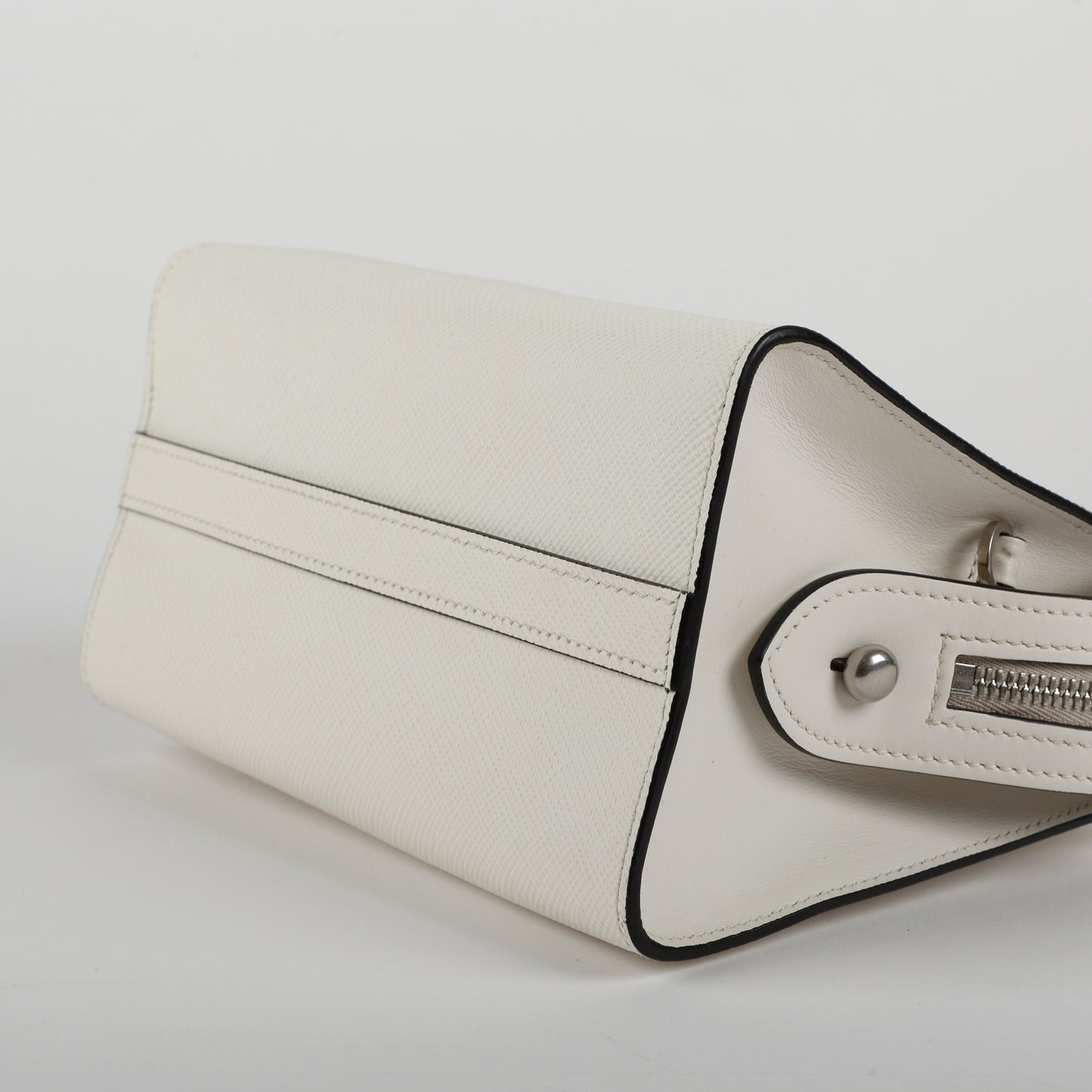 Mini Monochrome Top Handle, White