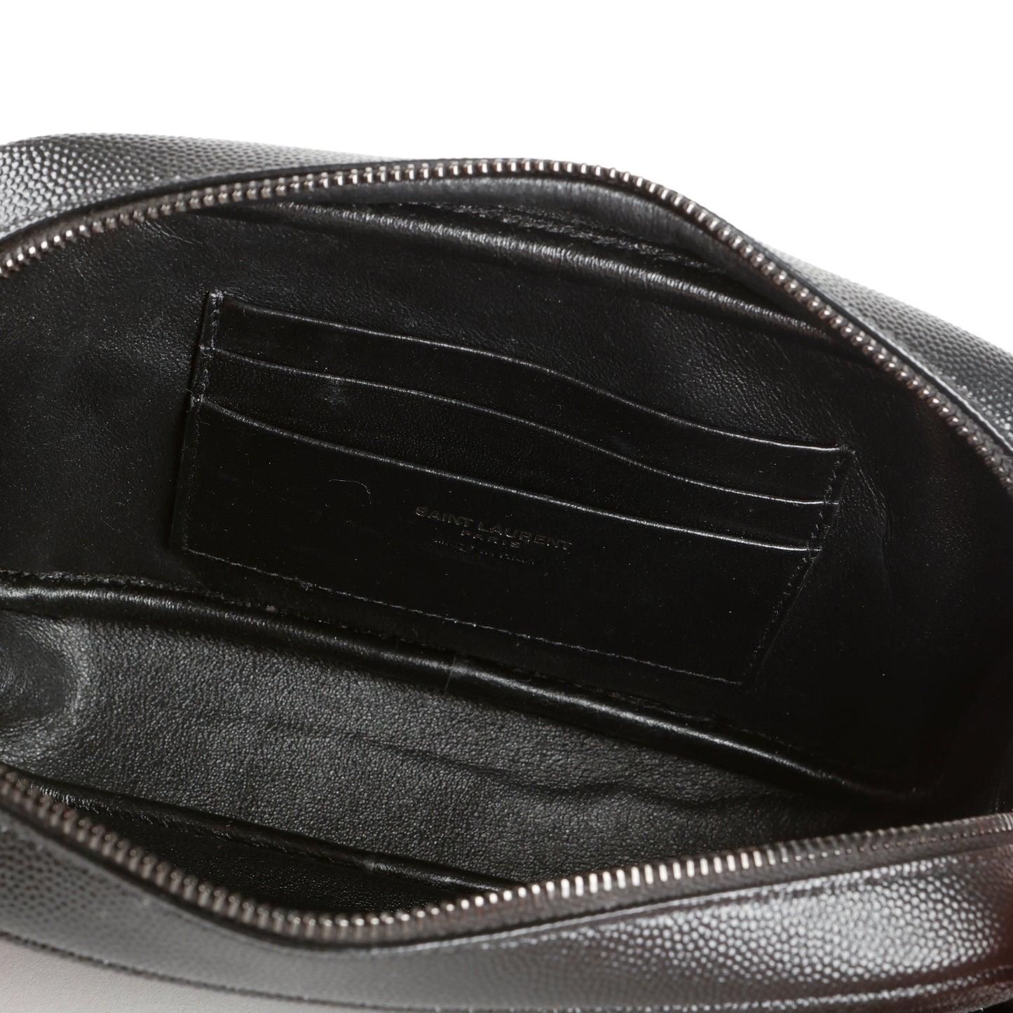 Mini Lou Camera Bag, So Black Grain de Poudre
