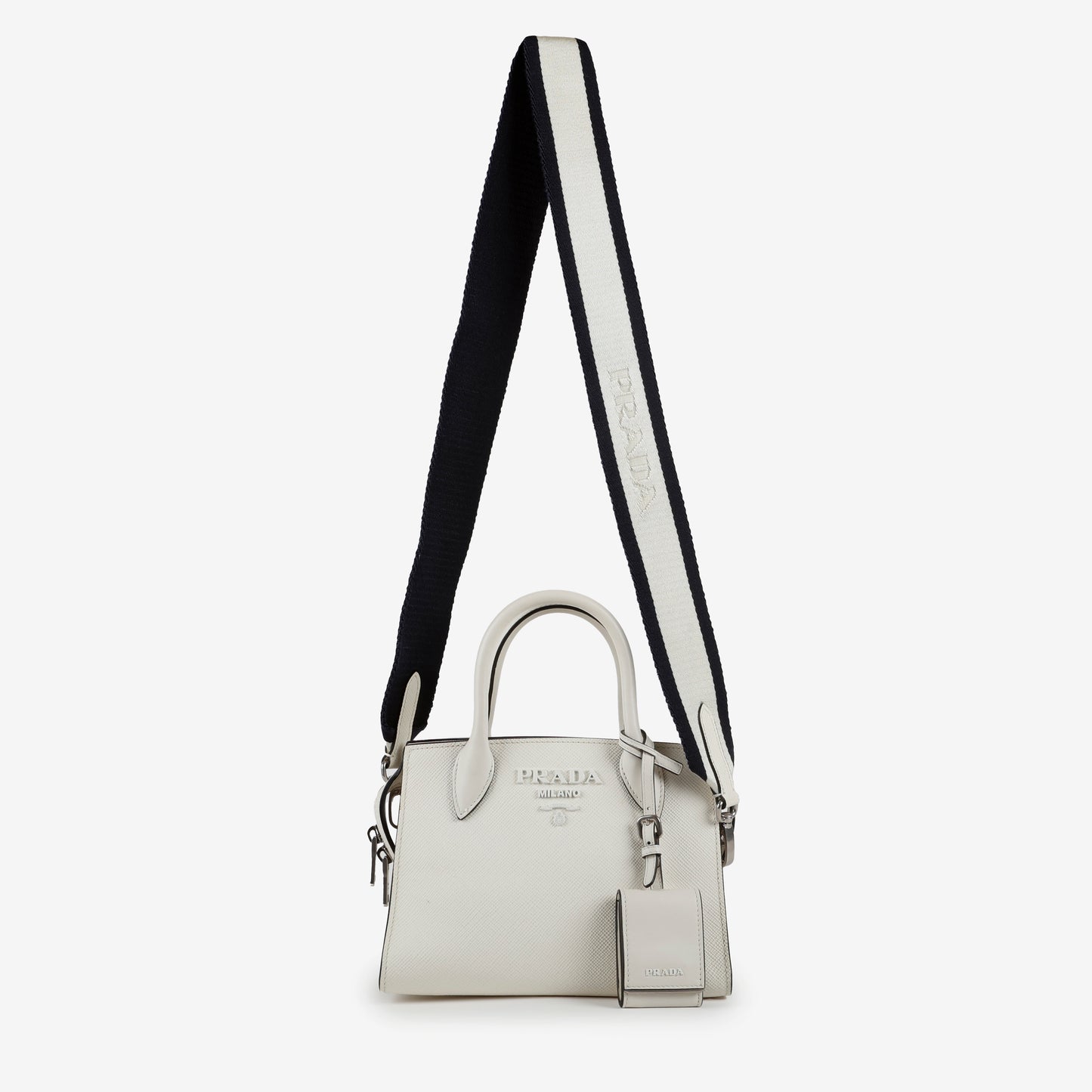 Mini Monochrome Top Handle, White