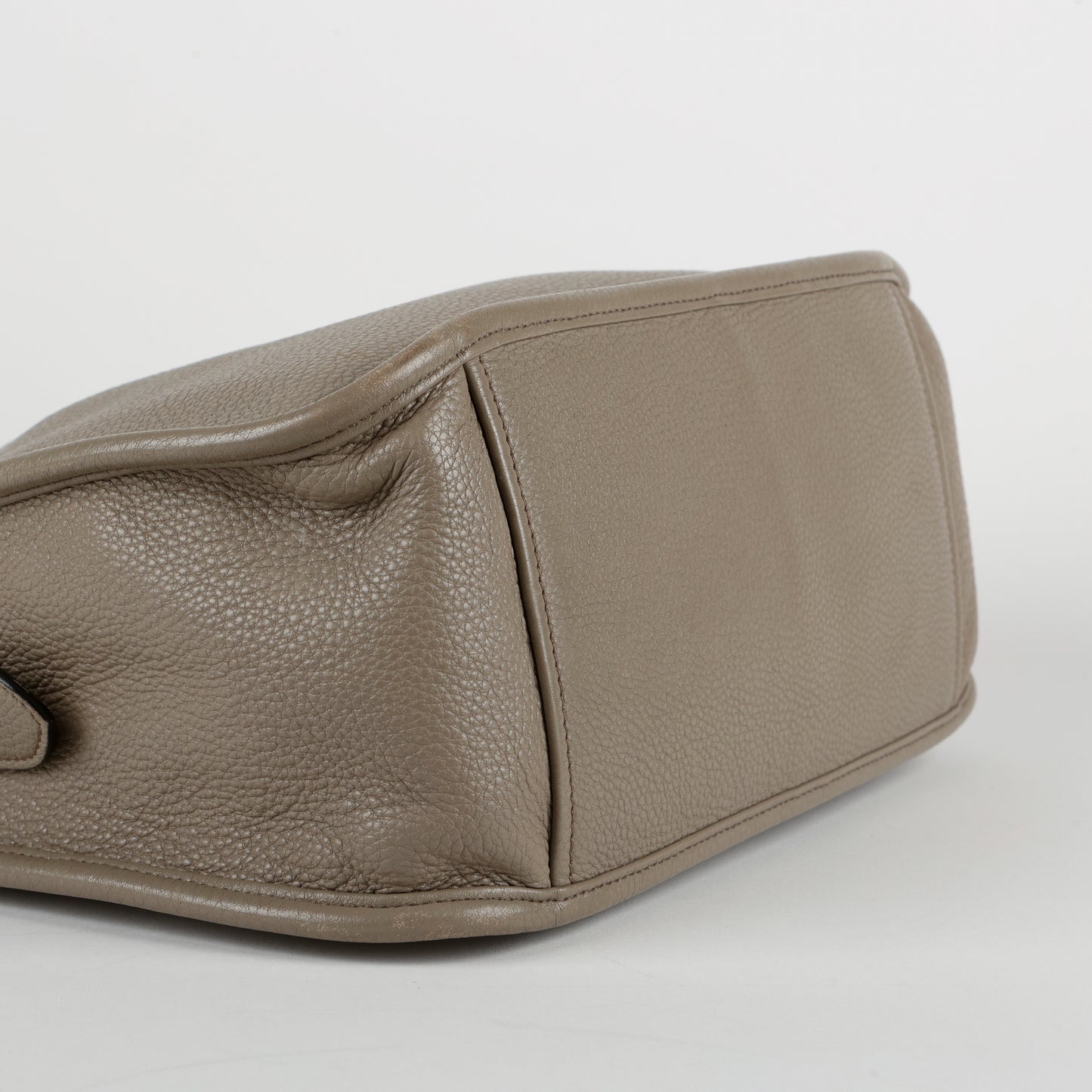 Leather Hobo, Grey Calfskin