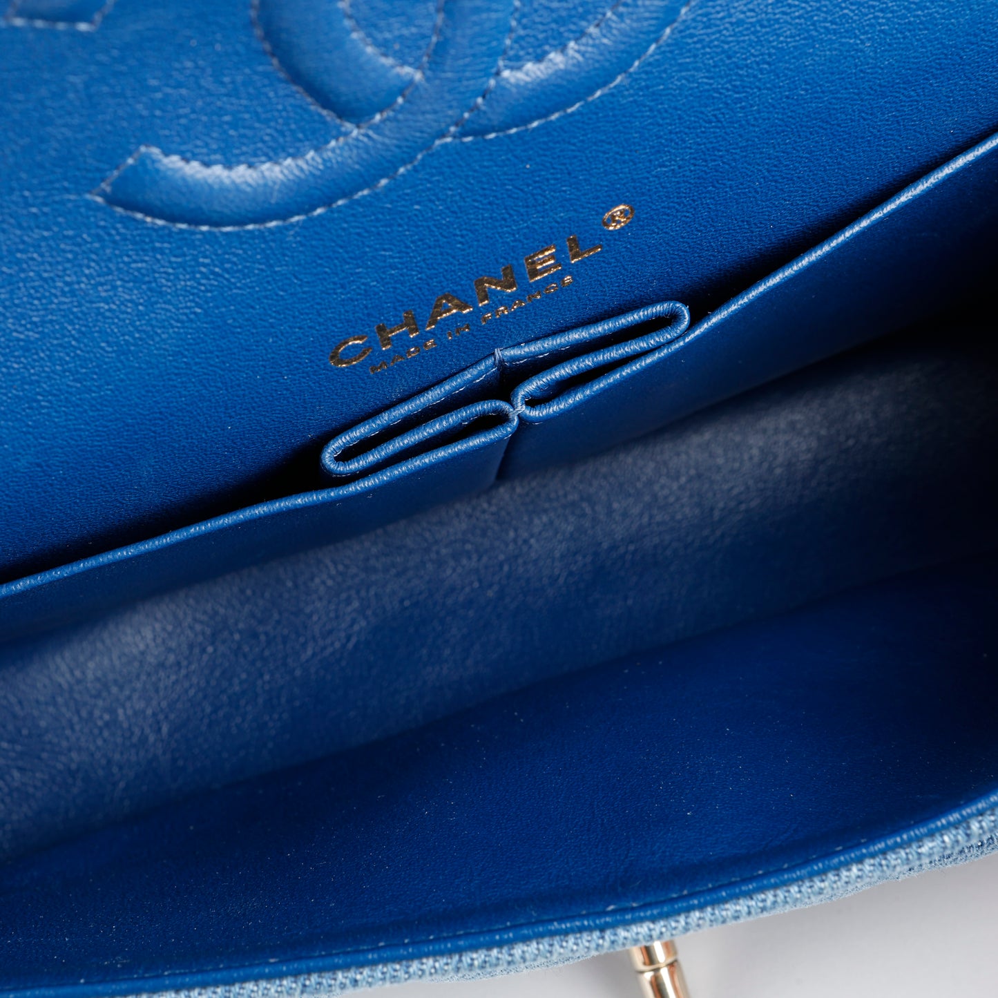 Medium Double Flap, Denim CHW 11520