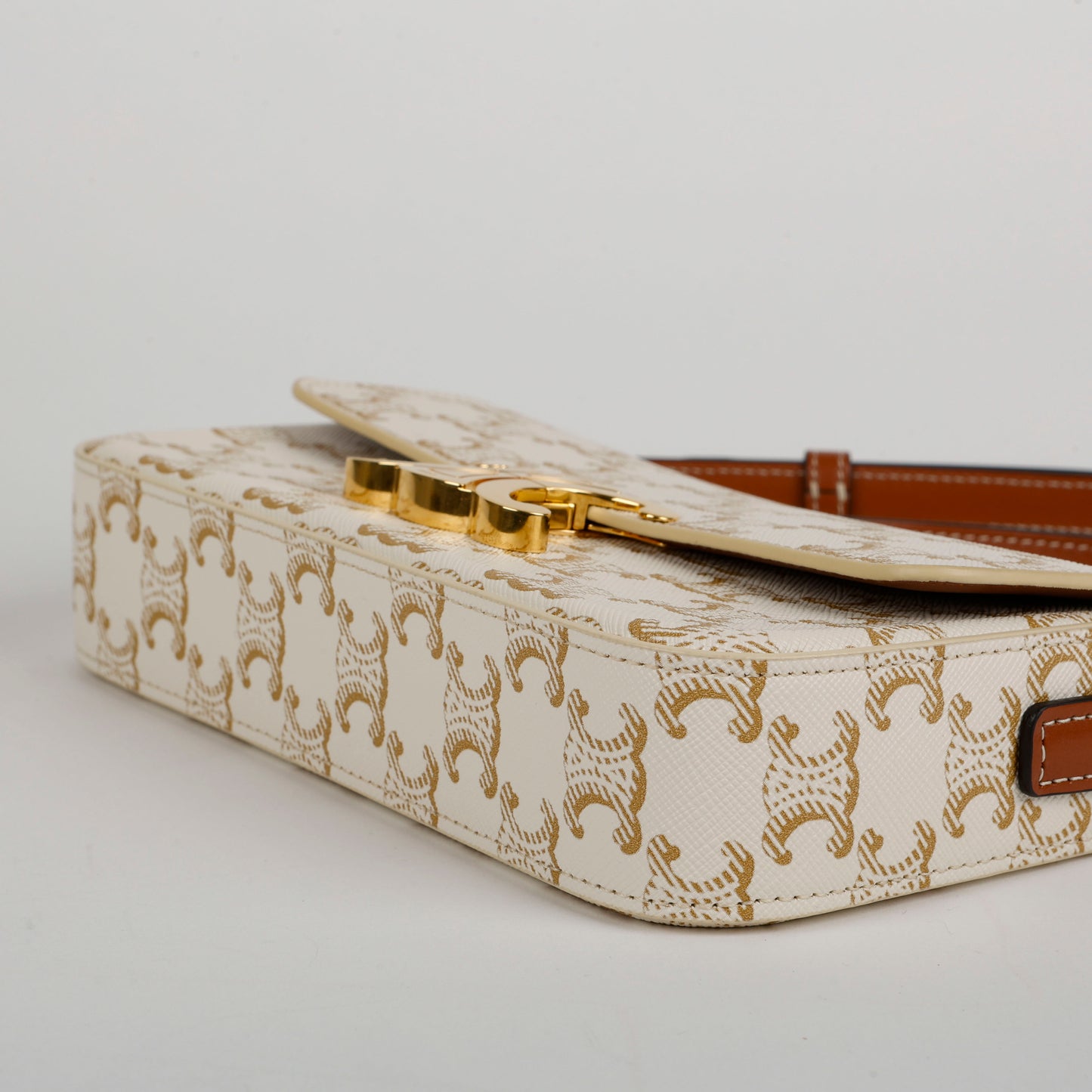 Triomphe Shoulder Bag, Claude Canvas 11558